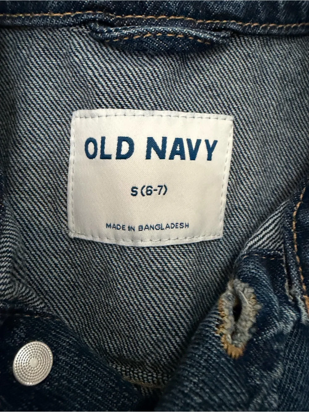 Old Navy Dark Blue Kids' Denim Jacket